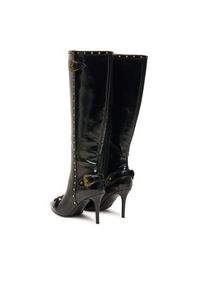 Versace Jeans Couture Kozaki 79VA3S58 ZSC35 Czarny. Kolor: czarny. Materiał: skóra #3