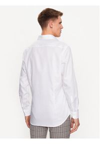 Seidensticker Koszula 01.293650 Biały Slim Fit. Kolor: biały. Materiał: bawełna