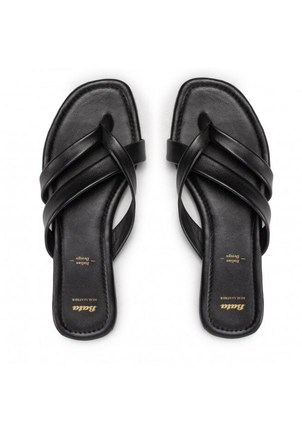 Japonki Bata. Kolor: czarny