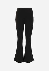 Renee - Czarne Spodnie Dzwony Efralicea. Okazja: na co dzień. Kolor: czarny. Materiał: dzianina, guma, wiskoza, koronka. Wzór: gładki. Sezon: lato. Styl: casual, vintage, klasyczny #8