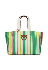 Pinko - PINKO Torebka Shopping Bag Extra PE 25 PLTT 104754 A2G5 Zielony. Kolor: zielony