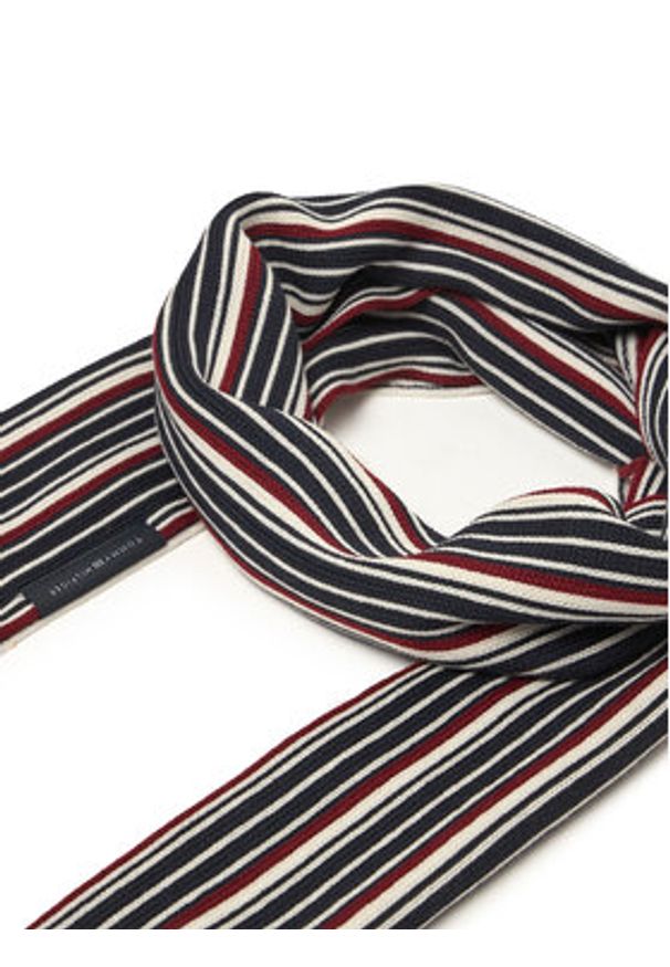 TOMMY HILFIGER - Tommy Hilfiger Zestaw Szalik i Czapka Th Corp Love AM0AM12939 Granatowy. Kolor: niebieski. Materiał: materiał