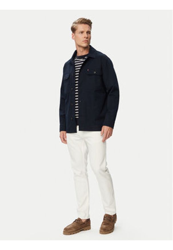 Tommy Jeans Jeansy Austin DM0DM23353 Biały Slim Fit. Kolor: biały