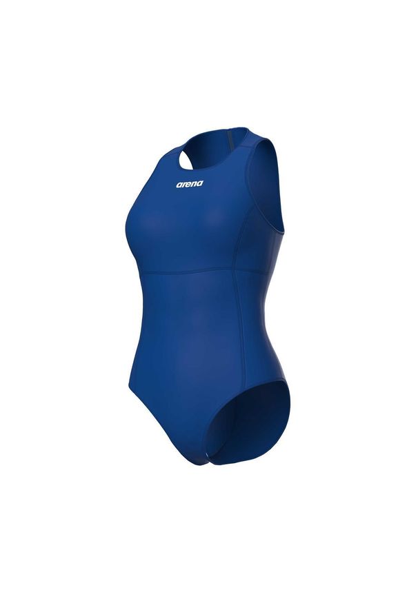 Damski kostium kąpielowy 1-częściowy Arena Team Solid. Kolor: niebieski, wielokolorowy, biały