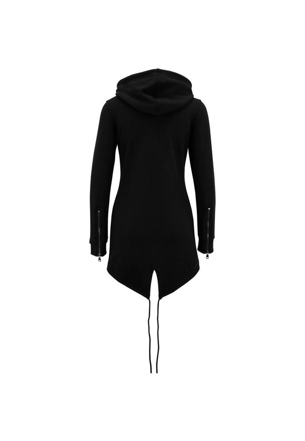 Urban Classics - Parka Dresowa Dla Kobiet. Kolor: czarny. Materiał: dresówka