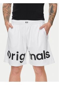 Jack & Jones - Jack&Jones Szorty sportowe Chicago 12253130 Biały Loose Fit. Kolor: biały. Materiał: syntetyk. Styl: sportowy #1
