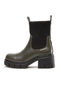 DeeZee Botki ZAL90101-1 Khaki. Kolor: brązowy. Materiał: skóra #6