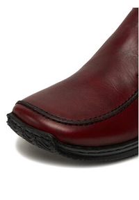 Rieker Półbuty L1759-30 Bordowy. Kolor: czerwony. Materiał: skóra #5