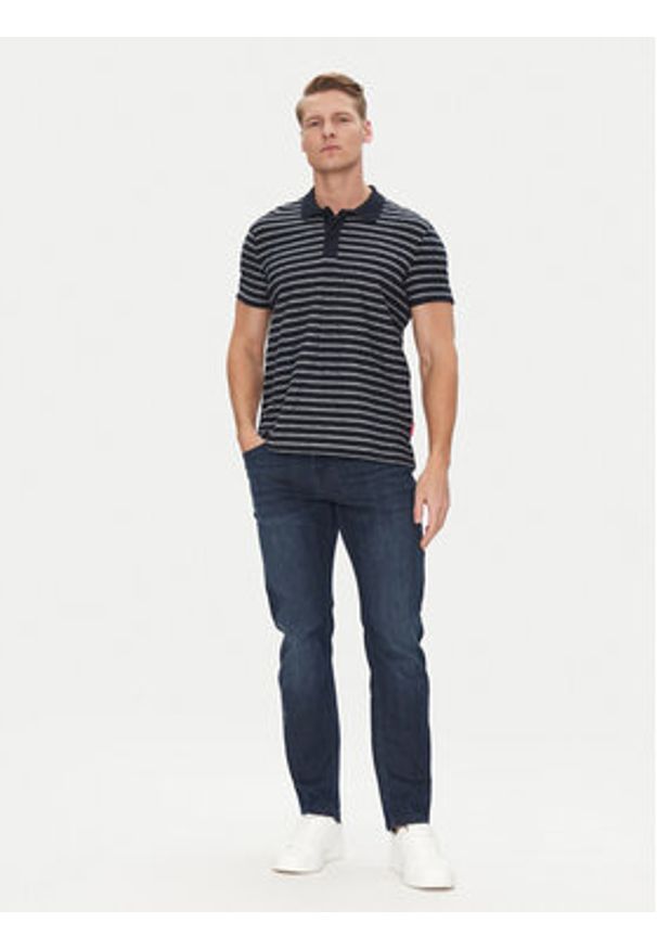 JOOP! Jeans Polo 15 JJJ-51Alaron 30045759 Granatowy Modern Fit. Typ kołnierza: polo. Kolor: niebieski. Materiał: bawełna