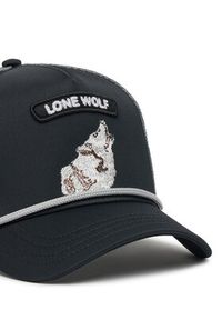 Goorin Bros Czapka z daszkiem Wolf 101-1547-BLK Czarny. Kolor: czarny. Materiał: materiał, poliester