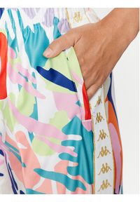 Kappa Spodnie dresowe 313030 Złoty Loose Fit. Kolor: złoty. Materiał: syntetyk, dresówka #5