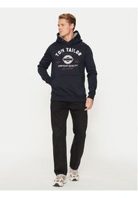Tom Tailor Bluza 1043292 Granatowy Regular Fit. Kolor: niebieski. Materiał: syntetyk, bawełna #5