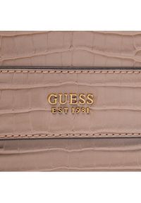 Guess Torebka Katey Croc Flap Shoulder Bag HWCB84 94190 Brązowy. Kolor: brązowy. Materiał: skórzane #6