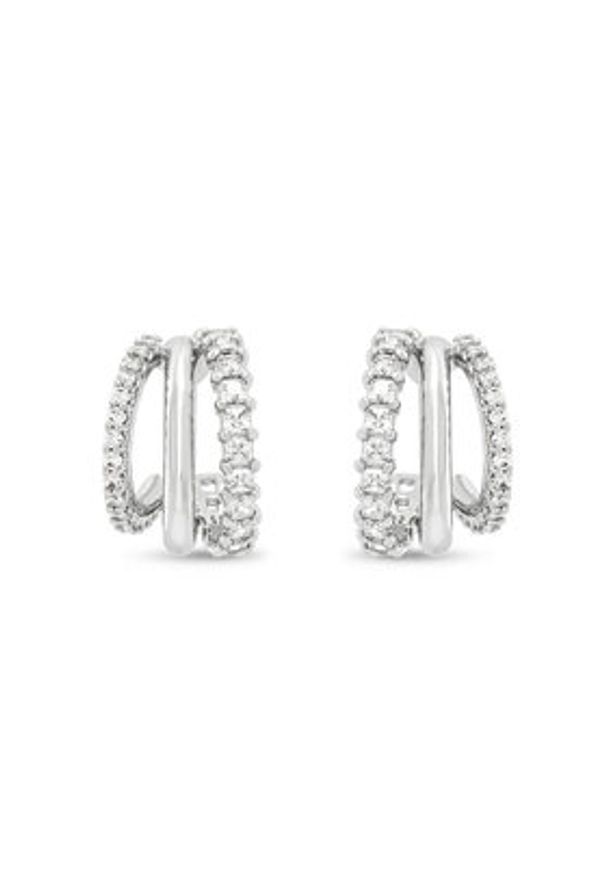 Swarovski Kolczyki Hyperbola 5737110 Srebrny. Materiał: metalowe. Kolor: srebrny