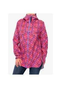 CRAZY - Kurtka przeciwdeszczowa damska Crazy Parka Wonder Magic Shell. Kolor: różowy. Sport: turystyka piesza