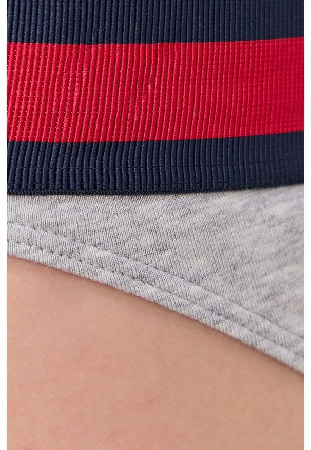 TOMMY HILFIGER - Tommy Hilfiger Brazyliany kolor szary. Kolor: szary. Materiał: materiał, jedwab, tkanina