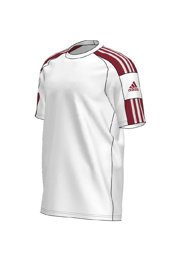 Adidas - Koszulka dla dzieci Squadra 21 Jersey Youth. Kolor: czerwony, biały, wielokolorowy. Materiał: jersey. Sport: piłka nożna
