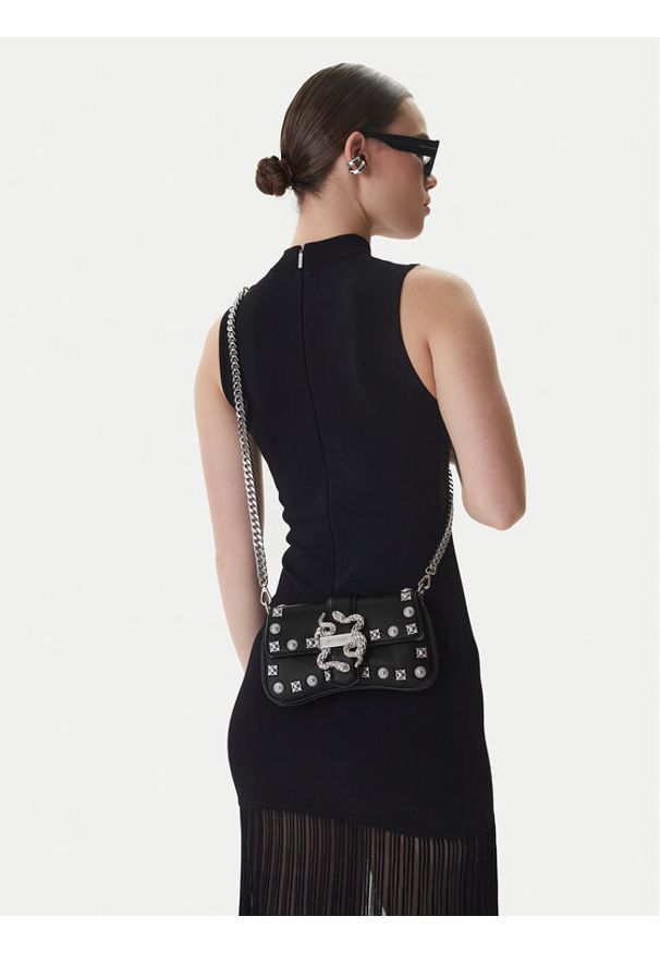 Just Cavalli Torebka 80RA4BA7 ZSE07 Czarny. Kolor: czarny. Materiał: skórzane