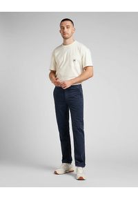 Lee - LEE REGULAR CHINO MĘSKIE SPODNIE SZTRUKSOWE SZTRUKS MOOD INDIGO L71FQE50 112321615. Materiał: sztruks #3