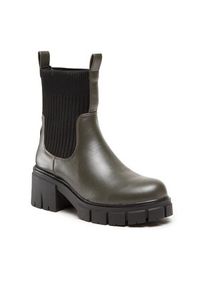 DeeZee Botki ZAL90101-1 Khaki. Kolor: brązowy. Materiał: skóra #6