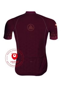 Camisola de ciclismo VIKING Bordô vermelho - REDTED. Kolor: wielokolorowy. Materiał: poliester