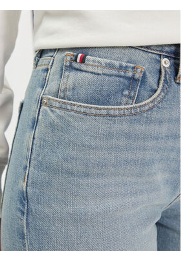 TOMMY HILFIGER - Tommy Hilfiger Jeansy WW0WW41316 Niebieski Slim Fit. Kolor: niebieski