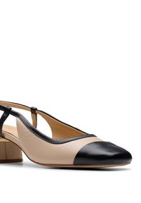 Clarks Czółenka Nyta45 Sling 26181321 Beżowy. Kolor: beżowy. Materiał: skóra #4