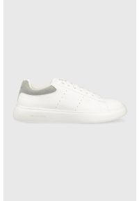 Trussardi Jeans - Trussardi sneakersy New Yrias kolor biały 77A00513 9Y099998. Nosek buta: okrągły. Kolor: biały #1