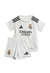 Adidas - Zestaw Real Madrid 24/25 Home Baby Kids. Kolor: biały. Materiał: materiał. Sezon: lato. Sport: piłka nożna #1