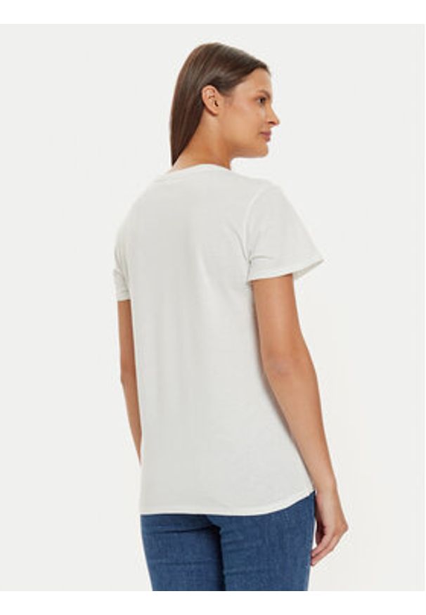 Liu Jo T-Shirt TF4209 J6040 Biały Regular Fit. Kolor: biały. Materiał: bawełna