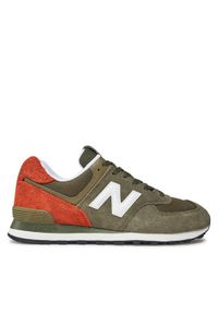 New Balance Sneakersy U574AGG Brązowy. Kolor: brązowy. Materiał: zamsz, skóra. Model: New Balance 574