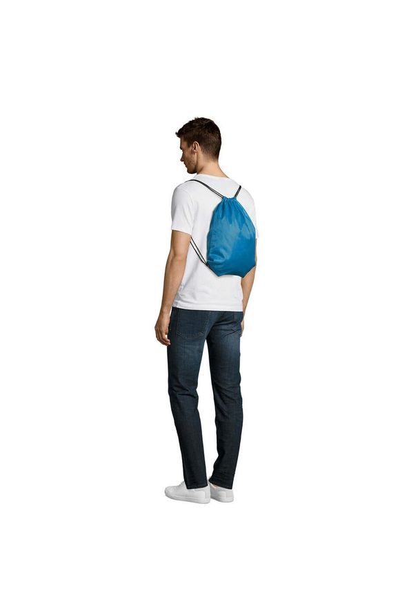 SOL'S - Urban Plain Drawstring Bag. Kolor: niebieski