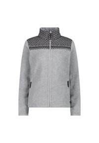 Bluza damska turystyczna CMP 34J0486. Kolor: szary. Materiał: polar. Sport: turystyka piesza #1
