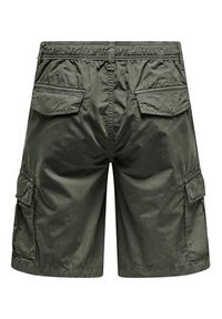 Only & Sons Szorty materiałowe Loc Cargo 22029214 Zielony Regular Fit. Kolor: zielony. Materiał: bawełna #5