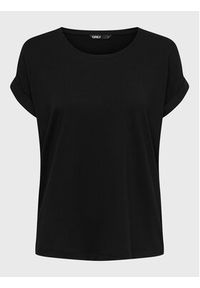 only - ONLY T-Shirt Moster 15106662 Czarny Loose Fit. Kolor: czarny. Materiał: wiskoza #3