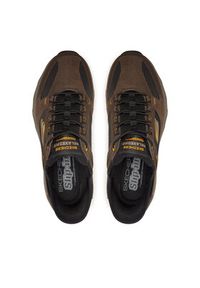 skechers - Skechers Sneakersy Oak Canyon 237450/BRBK Brązowy. Kolor: brązowy. Materiał: zamsz, skóra