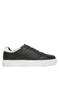 Calvin Klein Sneakersy Clean Cup Low Laceup Mono HM0HM01899 Czarny. Kolor: czarny. Materiał: skóra