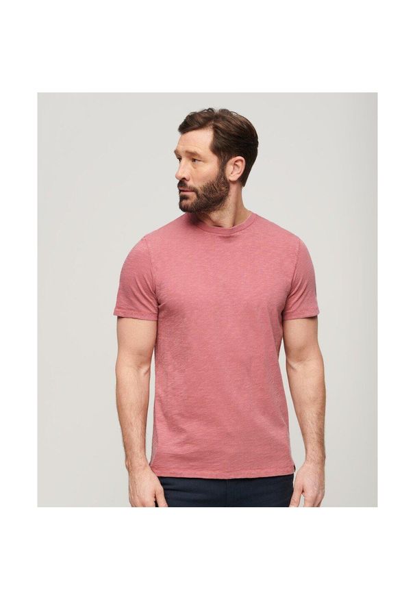Koszulka Superdry Slub. Kolor: różowy