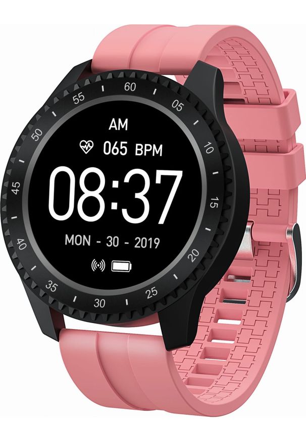 Smartwatch Garett Electronics Sport 12 Różowy (Sport 12 różowy). Rodzaj zegarka: smartwatch. Kolor: różowy. Styl: sportowy