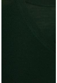 Mango Man - Sweter Willy V. Okazja: na co dzień. Kolor: zielony. Materiał: wełna, materiał, dzianina, poliamid. Długość rękawa: długi rękaw. Długość: długie. Wzór: gładki. Styl: casual #4