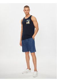 Jack & Jones - Jack&Jones Tank top Chill 12248069 Granatowy Standard Fit. Kolor: niebieski. Materiał: bawełna #5