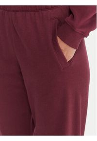 DKNY Sport Spodnie dresowe DP5P3737 Bordowy Regular Fit. Kolor: czerwony. Materiał: bawełna #3