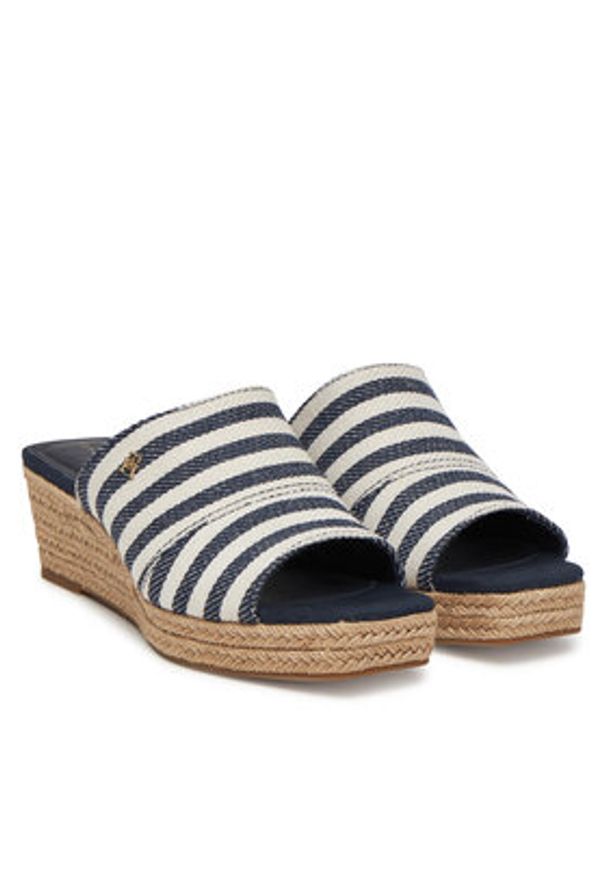TOMMY HILFIGER - Tommy Hilfiger Espadryle Nautical Stripes Espadrille Mule FW0FW08666 Kolorowy. Materiał: materiał. Wzór: kolorowy