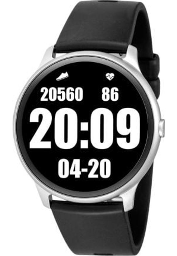 Smartwatch Rubicon KW13 Czarny (RNCE61SIBX05AX). Rodzaj zegarka: smartwatch. Kolor: czarny