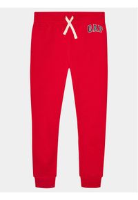 GAP - Gap Spodnie dresowe 550068-02 Czerwony Regular Fit. Kolor: czerwony. Materiał: bawełna #1