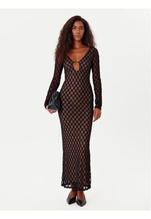 BARDOT - Bardot Sukienka koktajlowa Yazmin Lace 59966DB Czarny Regular Fit. Kolor: czarny. Materiał: syntetyk. Styl: wizytowy