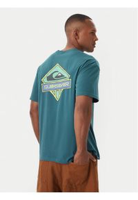 Quiksilver T-Shirt Crystal Jet EQYZT08023 Niebieski Regular Fit. Kolor: niebieski. Materiał: bawełna #1