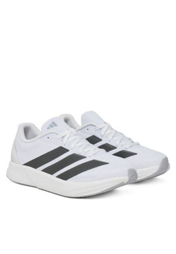 Adidas - adidas Buty do biegania Duramo RC2 JR3236 Biały. Kolor: biały. Materiał: materiał