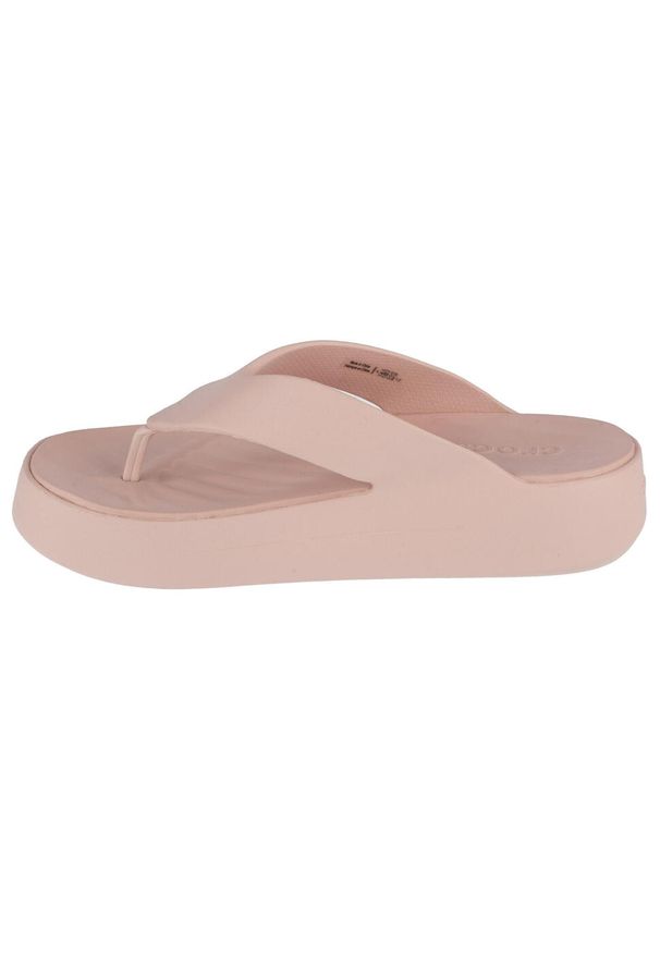 Japonki damskie Crocs 2094106UR. Kolor: beżowy. Materiał: materiał, syntetyk