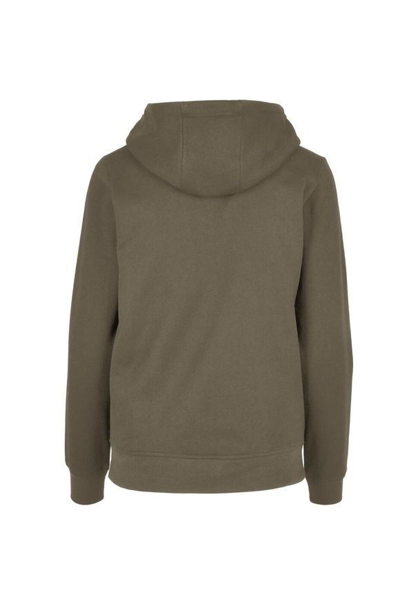 BUILD YOUR BRAND - Bluza Z Kapturem Damska Basic Full Zip. Typ kołnierza: kaptur. Kolor: zielony
